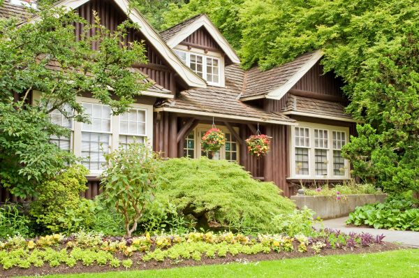 Log Home Landscaping in Goodyear