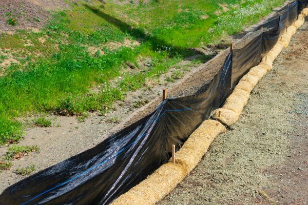 Straw Wattle Installation in Goodyear